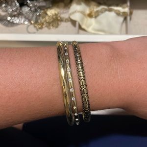 3 Bangle Bracelets